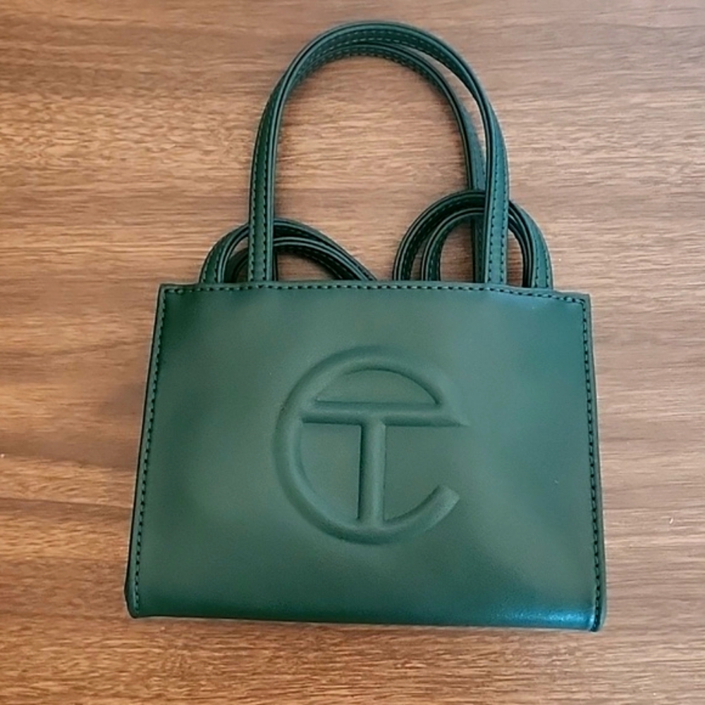 Small Shopping Bag- Dark Olive